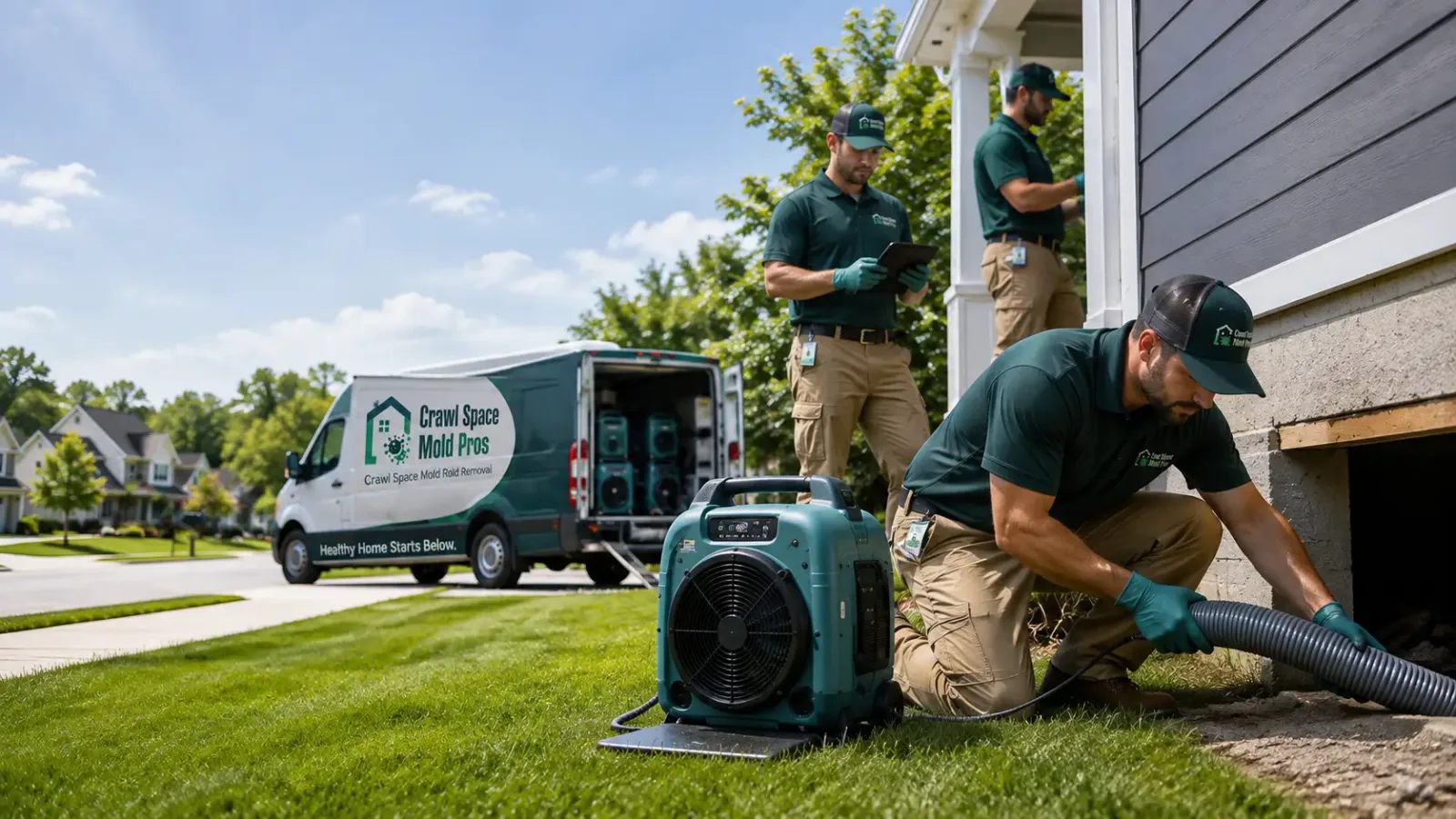 Crawl Space Mold Removal in Clarion, PA